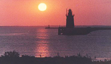 sun rise delaware bay